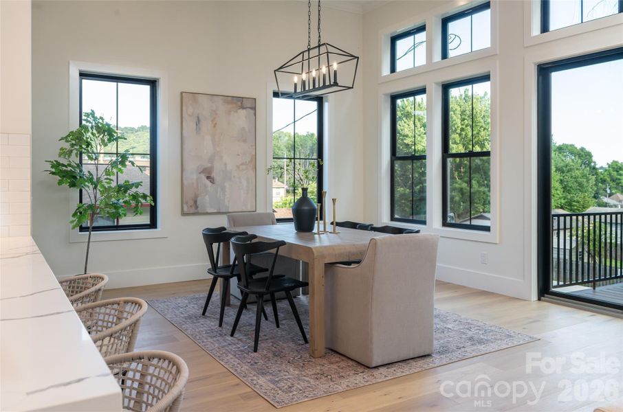 Furnished interior view inside a new home in , Asheville (Image 38). Furnished interior view inside a new home in , Asheville (Image 38).