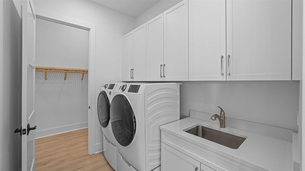 Furnished interior view inside a new home in Esprit at Avenir, Palm Beach Gardens (Image 15).