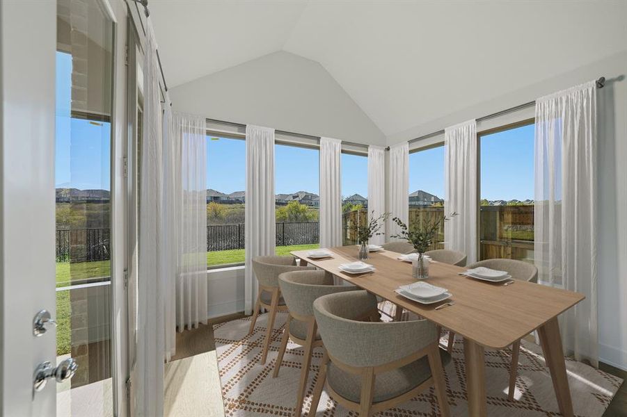 Furnished interior view inside a new home in Devonshire, Forney (Image 9).