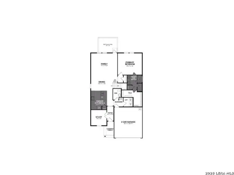 2D floor plan layout of this home in Hunter's Ranch, San Antonio, TX (Image 3). 2D floor plan layout of this home in Hunter's Ranch, San Antonio, TX (Image 3).
