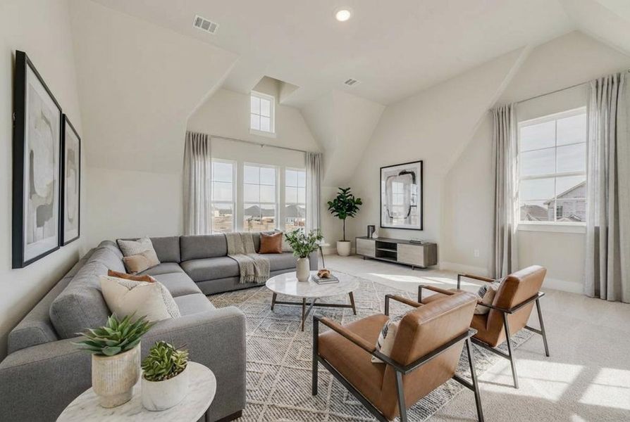 Furnished interior view inside a new home in Somerset Park, Rockwall (Image 20).