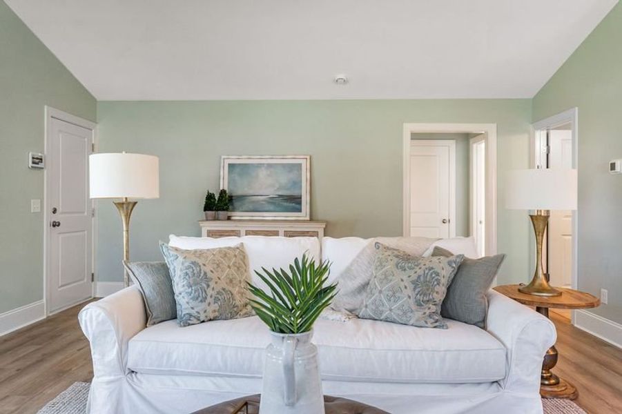 Furnished interior view inside a new home in Osprey Landing, Southport (Image 8).