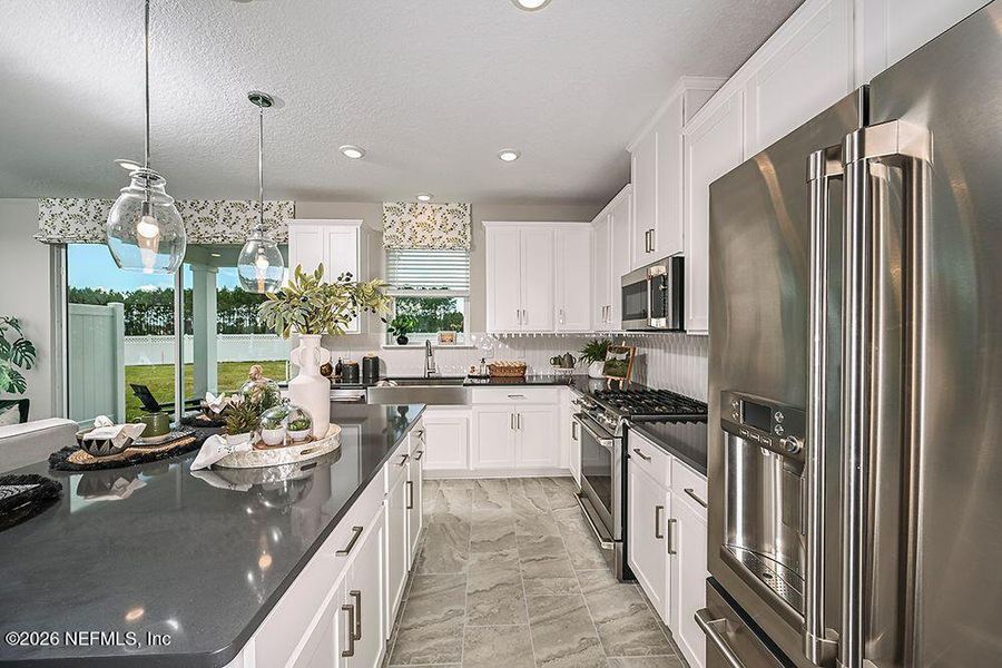 Furnished interior view inside a new home in , St. Augustine (Image 21).