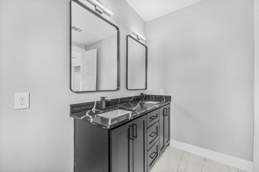 Furnished interior view inside a new home in , Houston (Image 19).