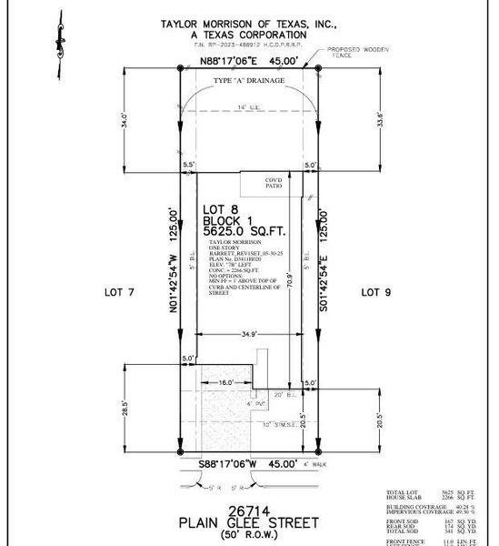 Plot Plan