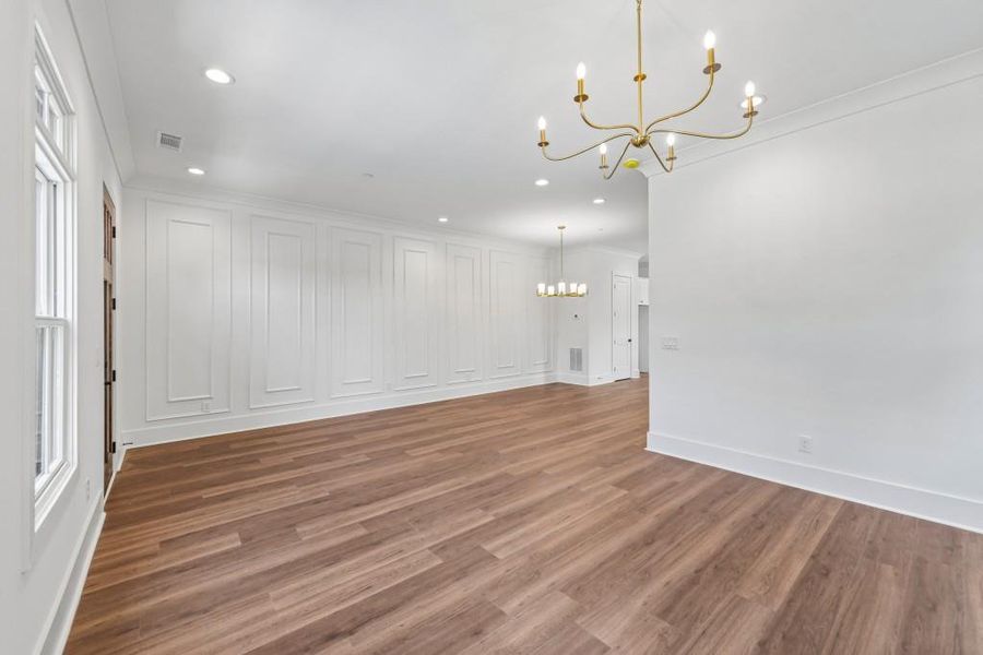 Spacious, unfurnished interior of a new home in Skyview On Broad, Sugar Hill (Image 30). Spacious, unfurnished interior of a new home in Skyview On Broad, Sugar Hill (Image 30).
