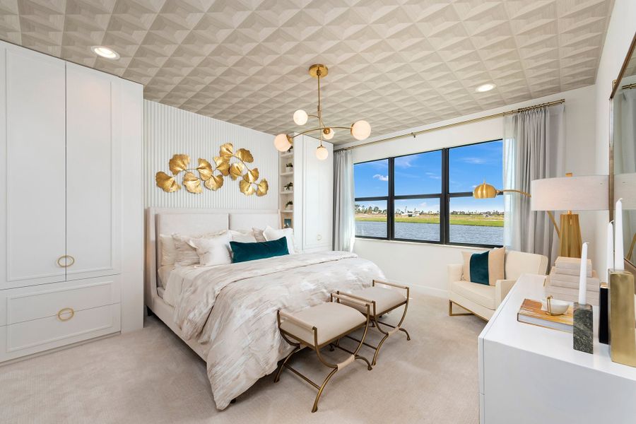 Representative furnished interior of a home built from the Monacello II by GL Homes in Valencia Vista at Riverland, Port St. Lucie (Image 10).