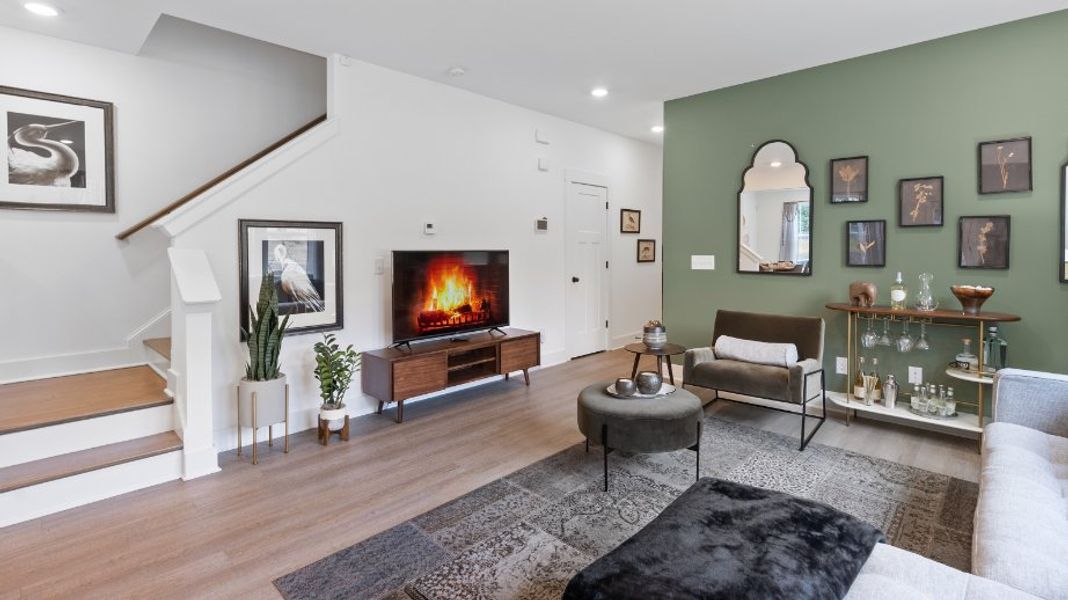 Furnished interior view inside a new home in Kensley Grove, Fuquay Varina (Image 7).