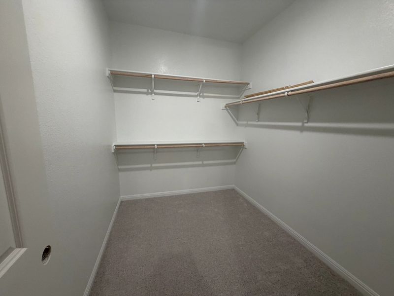 Primary closet Primary closet