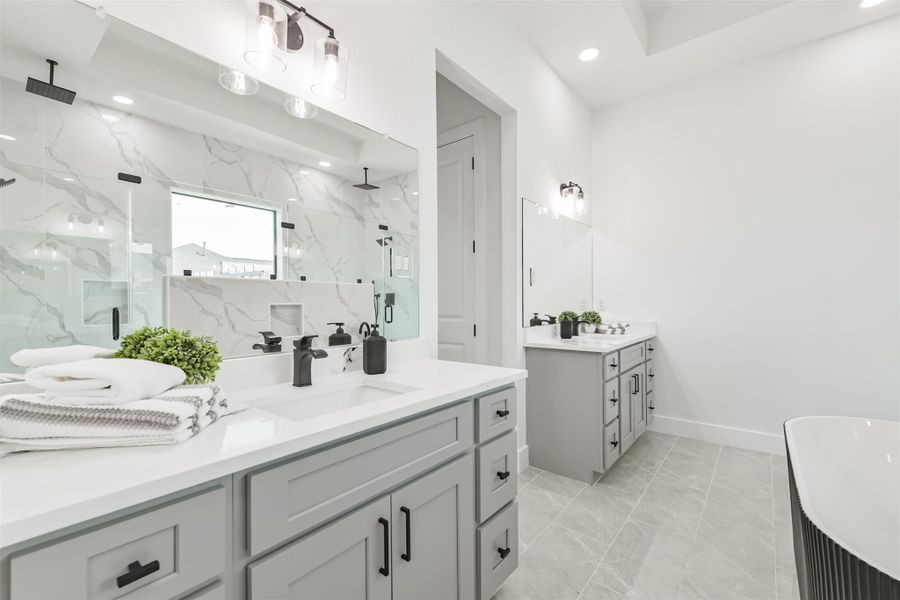 Furnished interior view inside a new home in , Houston (Image 3).