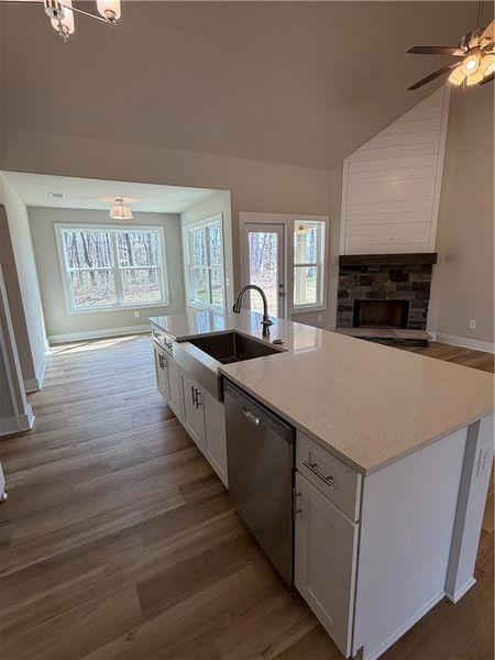 Furnished interior view inside a new home in , Talking Rock (Image 13).