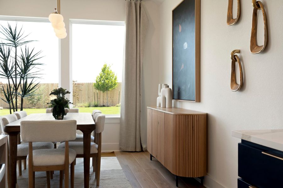 Representative furnished interior of a home built from the Meridian by Tri Pointe Homes in Park Central, Georgetown (Image 36).