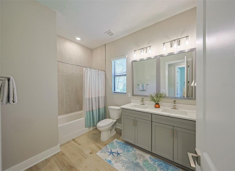 Furnished interior view inside a new home in Bella Terra, Hudson (Image 9).