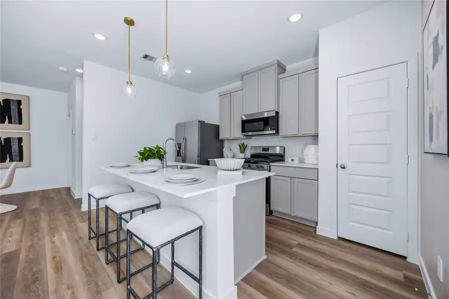 Furnished interior view inside a new home in Pinehaven, Houston (Image 9).