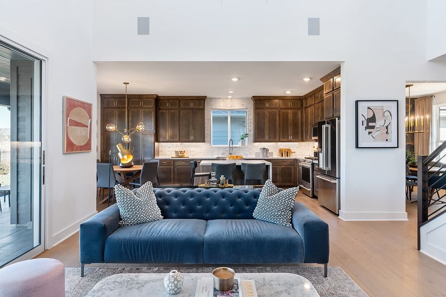 Furnished interior view inside a new home in Easton Park, Austin (Image 8).
