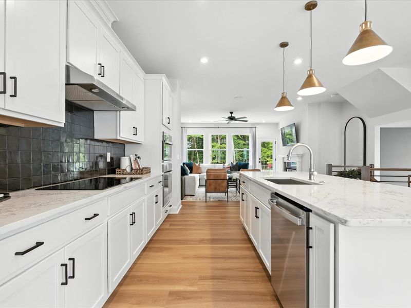 Representative furnished interior of a home built from the Beau by Tri Pointe Homes in Archer Row, Charlotte (Image 10).