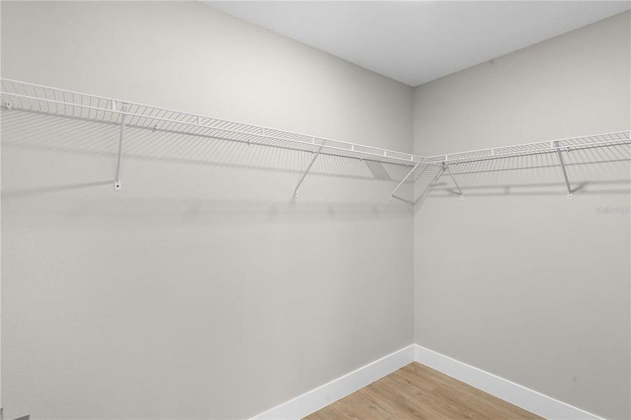 Primary walk-in closet