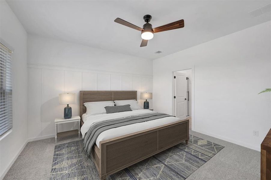 Furnished interior view inside a new home in Rolling Ridge, Van Alstyne (Image 26).