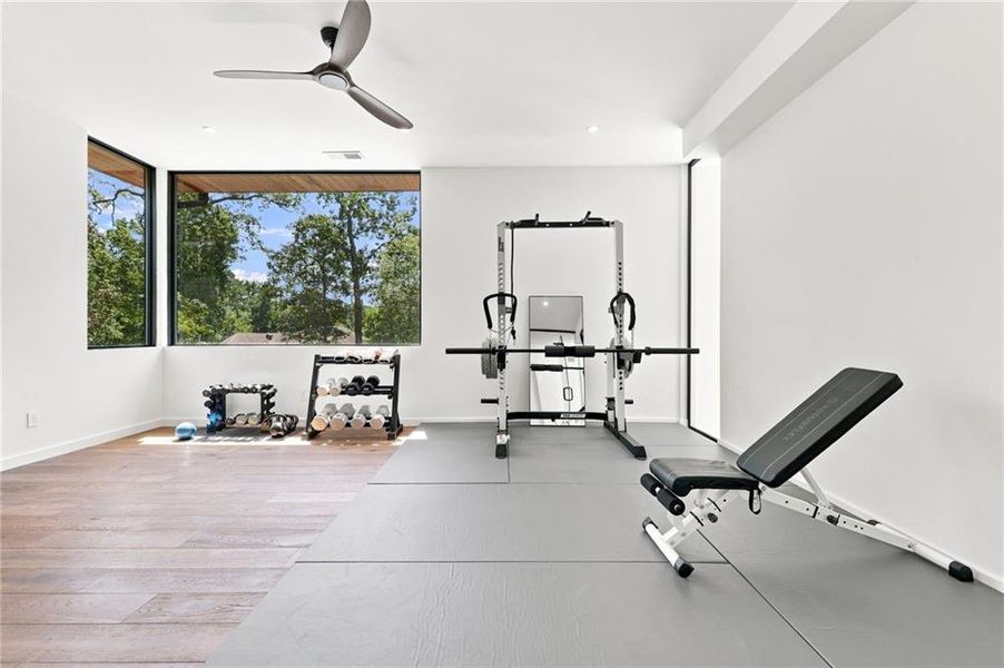 Furnished interior view inside a new home in , Marietta (Image 63).