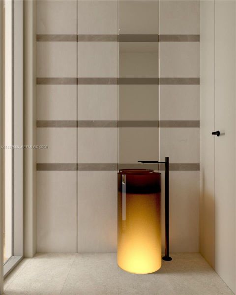 Close-up of interior finishes inside a home in , Miami Beach (Image 19).