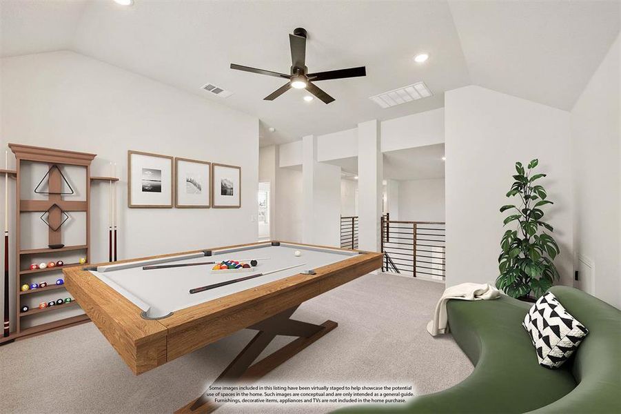 Furnished interior view inside a new home in Addison Hills, Cedar Hill (Image 29).