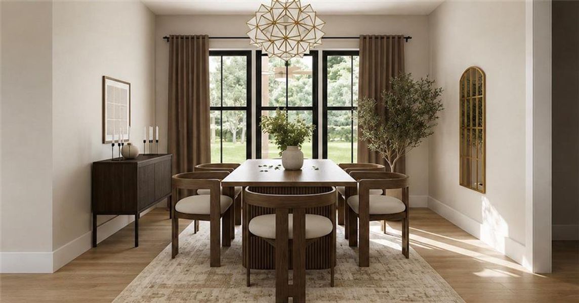 Furnished interior view inside a new home in , Dahlonega (Image 8).