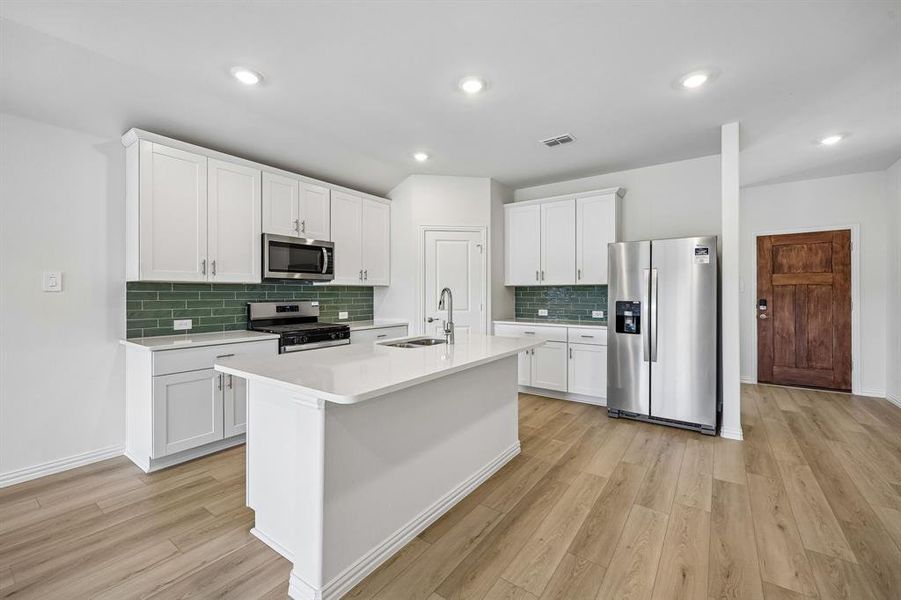 Furnished interior view inside a new home in Stella Hills, Denton (Image 8).