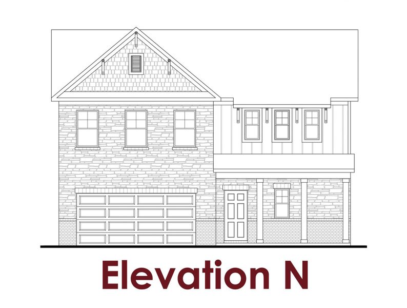 Representative rendering of the exterior for the Brooke by Chafin Communities (Image 7). Representative rendering of the exterior for the Brooke by Chafin Communities (Image 7).