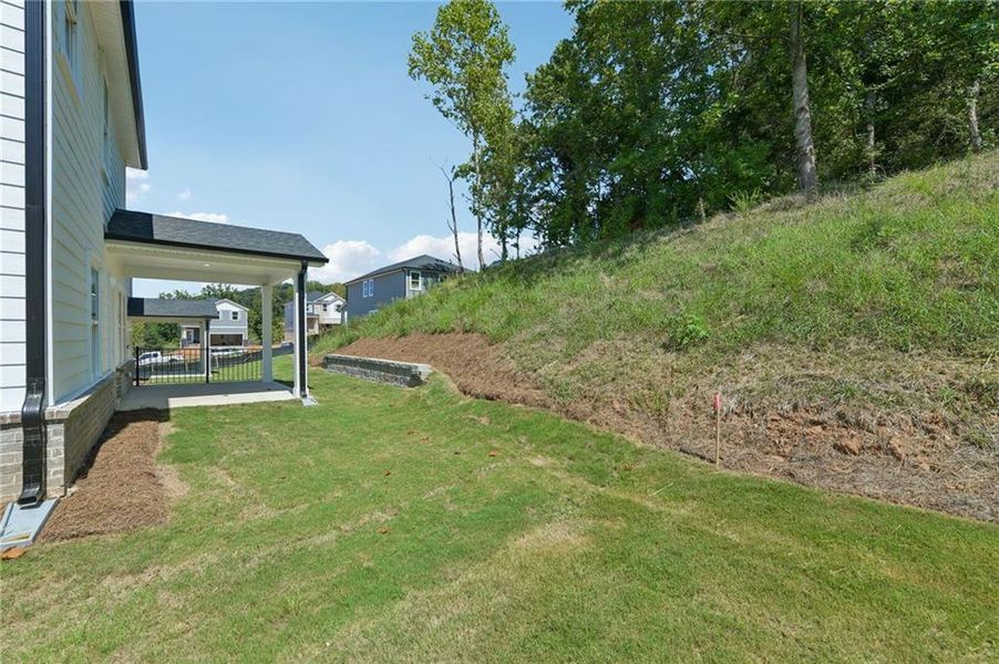 Exterior details and patio area of a home in , Cumming (Image 28). Exterior details and patio area of a home in , Cumming (Image 28).