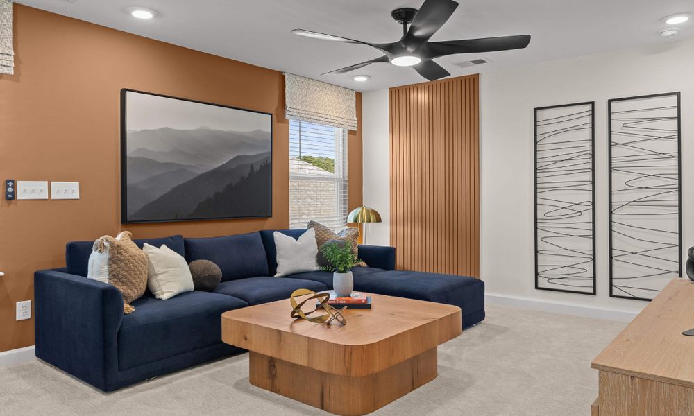 Representative furnished interior of a home built from the The Hibiscus by Chesapeake Homes in Traditions at Carolina Forest, Myrtle Beach (Image 46).