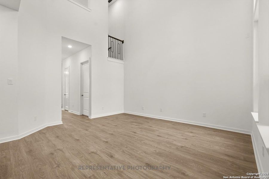 Spacious, unfurnished interior of a new home in Davis Ranch: 45ft. lots, San Antonio (Image 13).