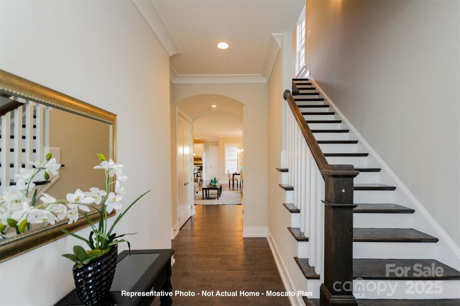 Front Entry Hall-Merlot Plan-School Street at Catawba