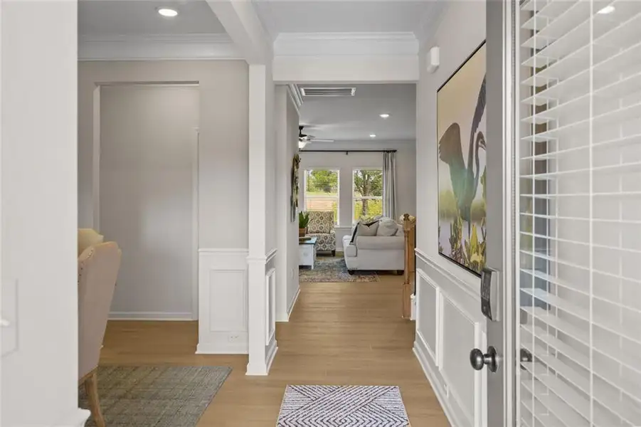 Furnished interior view inside a new home in Summerfield Place, Carrollton (Image 3).