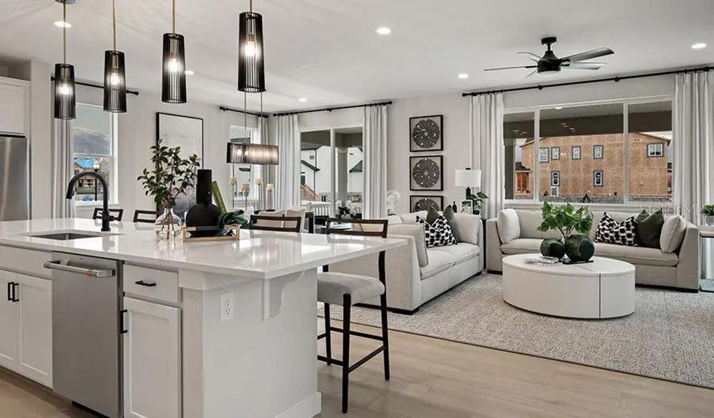 Furnished interior view inside a new home in Maple Ridge, Palmetto (Image 2).