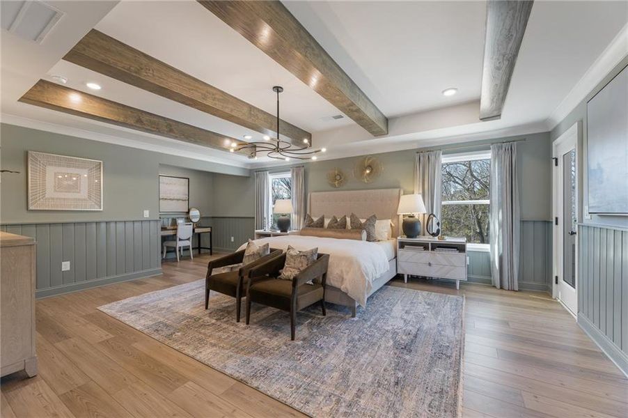 Furnished interior view inside a new home in , Dallas (Image 13).