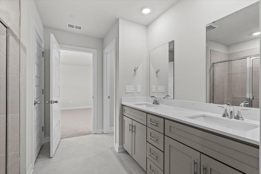 Furnished interior view inside a new home in Creek Ridge - Signature Collection, Spartanburg (Image 8).