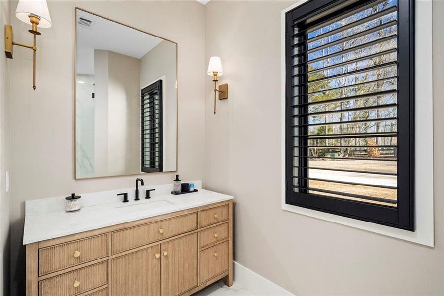 Furnished interior view inside a new home in , Alpharetta (Image 73).