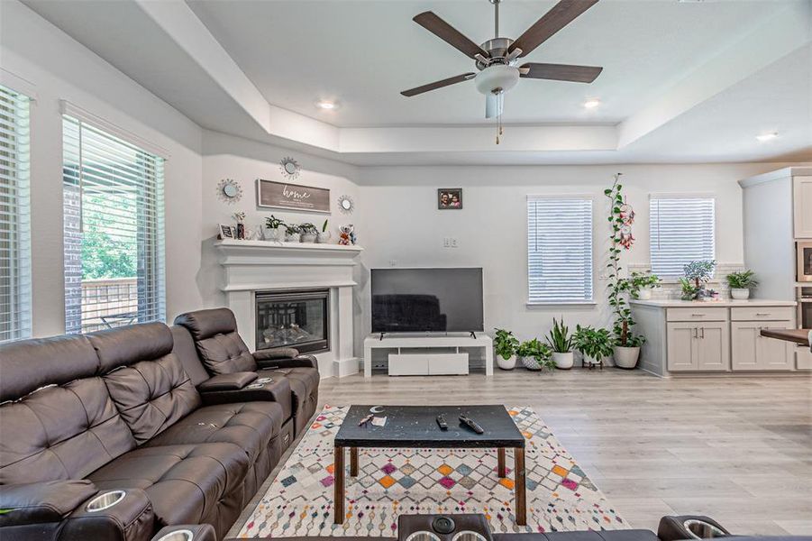 Furnished interior view inside a new home in Stoneridge, Melissa (Image 15). Furnished interior view inside a new home in Stoneridge, Melissa (Image 15).