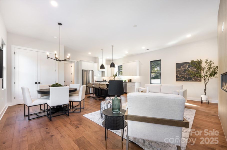Furnished interior view inside a new home in , Charlotte (Image 14).