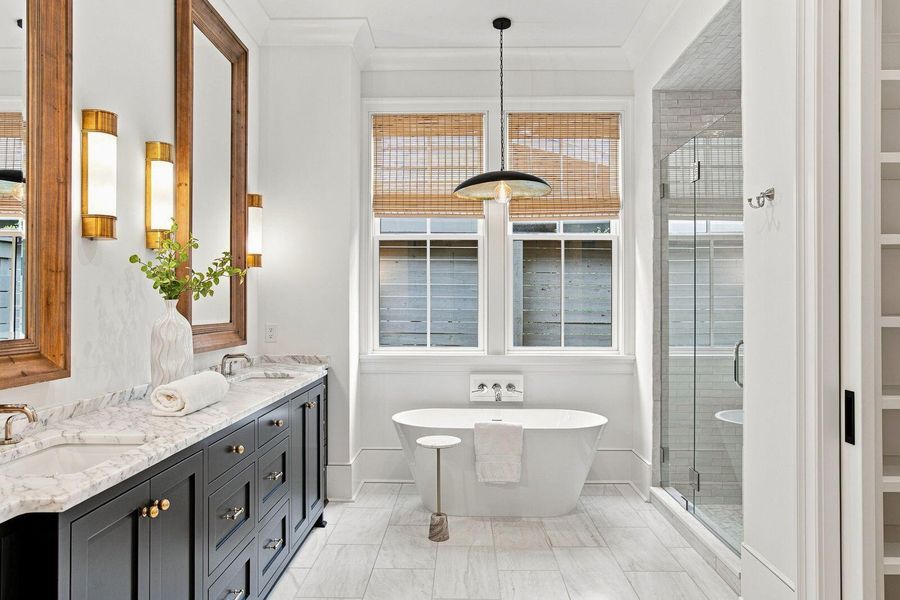 Furnished interior view inside a new home in , Mount Pleasant (Image 11).