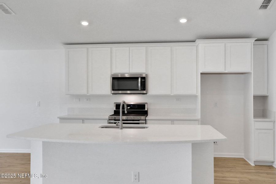 Furnished interior view inside a new home in Cordova Palms, St. Augustine (Image 6).