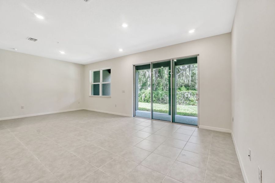 Living & Dining in Great Room