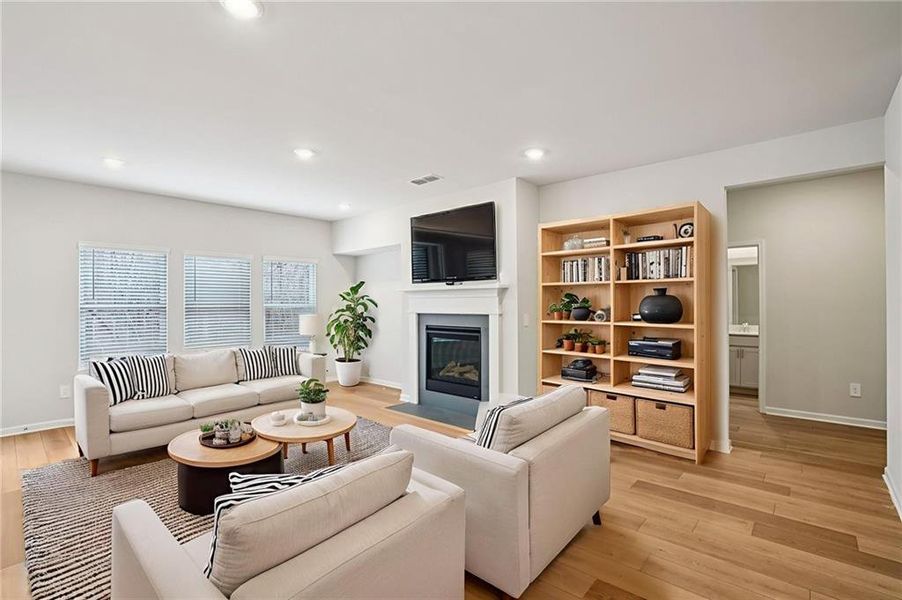 Furnished interior view inside a new home in Hemingway - Reserve Series, Cumming (Image 6).