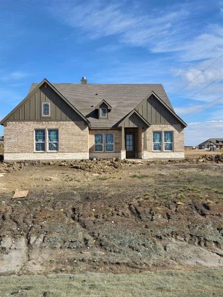 In-progress construction of a new home in Hillview Addition, Decatur, TX (Image 18).