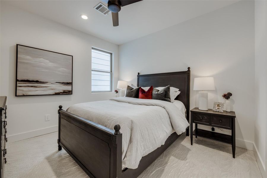 Furnished interior view inside a new home in , Houston (Image 16).