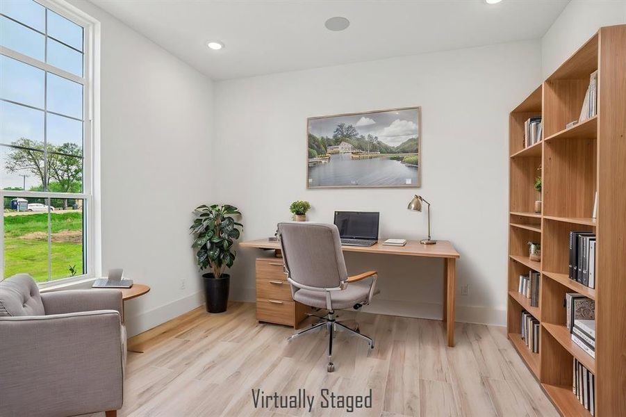 Furnished interior view inside a new home in , Burleson (Image 6).