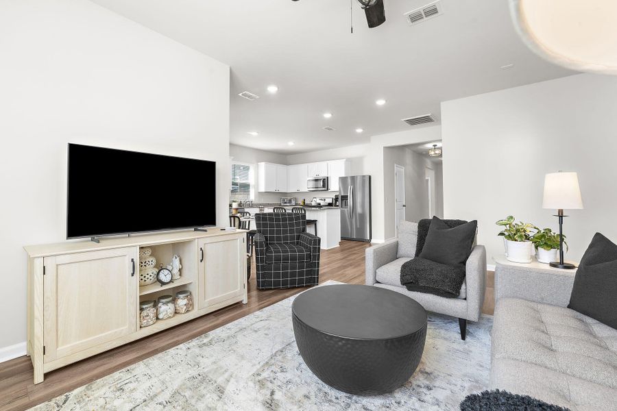 Furnished interior view inside a new home in Nexton, Summerville (Image 23). Furnished interior view inside a new home in Nexton, Summerville (Image 23).