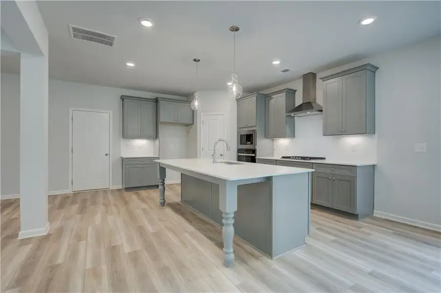 Furnished interior view inside a new home in Cambria at Traditions, Hampton (Image 8).