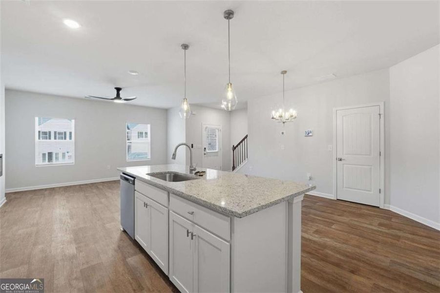 Furnished interior view inside a new home in Parkway James, Snellville (Image 6).