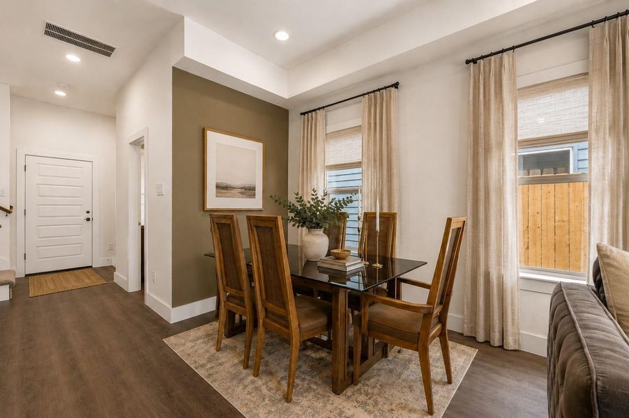 Furnished interior view inside a new home in , Houston (Image 7).